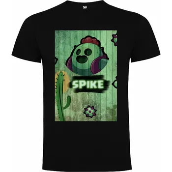 Chlapecká mikina Tričko Spike Wallpaper Brawl Stars Barva: černá, Velikost: 98/104 - 3/4roky