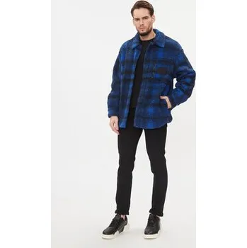 Pánské oblečení Calvin Klein Jeans Bunda pro přechodné období J30J324312 Tmavomodrá Relaxed Fit XL