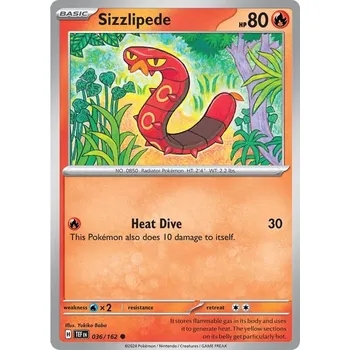 Karetní hra Sizzlipede 036/162 - Temporal Forces Typ karty: Non-Holo