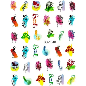 Samolepky na nehty - Colorful JO-1840