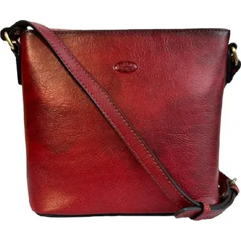 Kabelka KATANA kožená crossbody kabelka červená 82815-08
