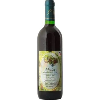 Víno Vinařství Valihrach Merlot 2016 pozdní sběr suché 0,75 l