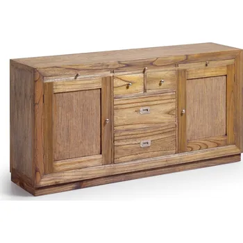 Příborník do zásuvky Koloniální příborník se čtyřmi zásuvkami a dvěma dvířky MERAPI