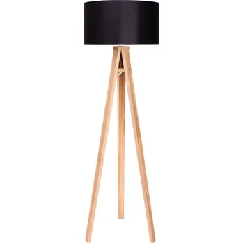 Stojací lampa Černá stojací lampa RAGABA WANDA 140 cm