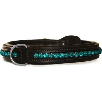 Obojek pro psa EQUESTRIAN STOCKHOLM Obojek pro psy Emerald Equestrian Stockholm, tmavě hnědý 30 cm