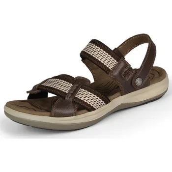 Dámská obuv Outdoorové pánské sandály MIX130 Barva: Tmavě Hnědá, Velikost: 43
