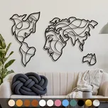 WoodenPuzzle.cz Dřevěný obraz - Cestovatelské duše Barva: Černá, Velikost: XL