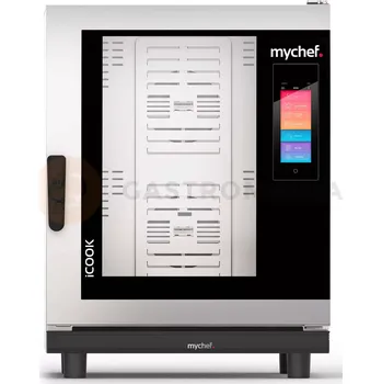 Plynový konvektomat, automatický systém mytí, 10x GN2/1, 35 kW, 230 V | MYCHEF, iCook 102G