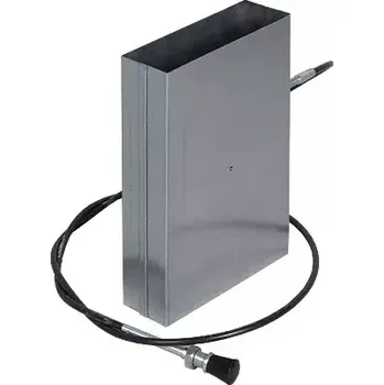 Karl - Ovládaná klapka, kanál, 200 x 90 mm