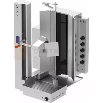 Námořní AV technika Automatický elektrický kebab, gyros automatický, nosnost 80 kg, 4 hořáky, 825x800x1220 mm | RESTO QUALITY, RODO4E