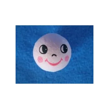 Vatová kulička pr.12 mm s tiskem 37 AB/10 ks