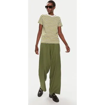 Tamaris Apparel Kalhoty z materiálu Cognin TAW0569 Zelená Relaxed Fit 40