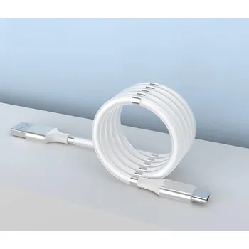 Datový kabel STABLECAM Magnetický samonavíjecí USB nabíjecí kabel (Micro USB) (90 cm) PE_1DJ2025