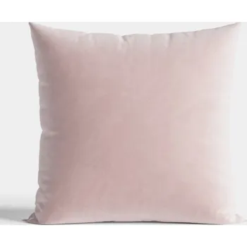 Polštář Polštář VELVI 014 světle růžová 40x40 cm Mybesthome Varianta: Povlak na polštář s výplní, 40x40 cm