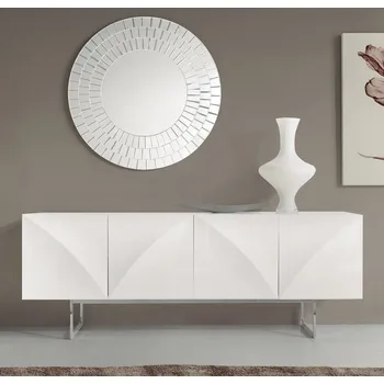 Organizace kuchyně Designový moderní příborník Twito 3DLine bílý 200cm