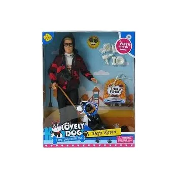 Panenka Lalka Kevin z z psem szczekającym