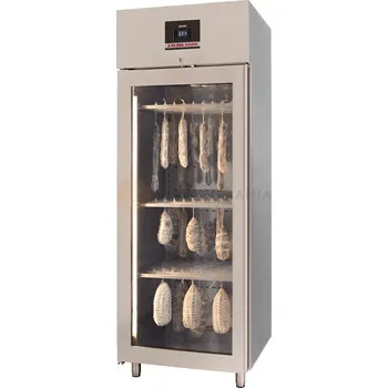 Skříň na zrání/uskladnění salámů, sýrů, veganských produktů, 40/70 kg, 740x850x2115 mm | ZERNIKE, Klima Aging Basic KAE700PV