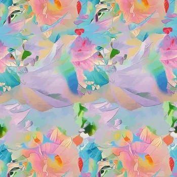 Šatovka N6740 barevný vzor, š.145