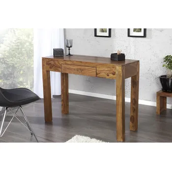 Psací stůl Dřevěný psací stůl Makassar se zásuvkou 100cm