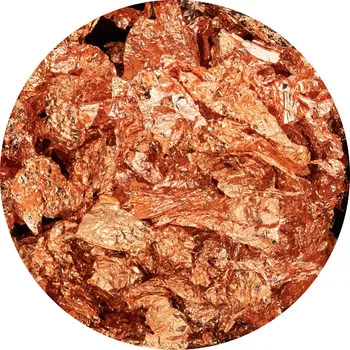 Přípravek na nehty GLAMORA FLAKES ROSEGOLD