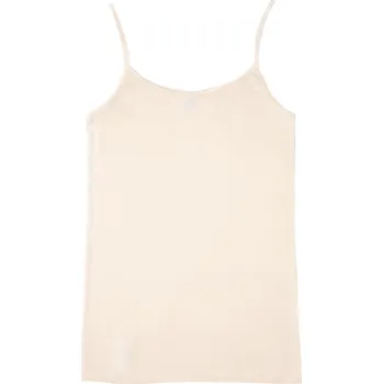 Dámské tričko Merino tílko s hedvábím se špagetovými ramínky Cosilana krémová barva Velikost: 48/50