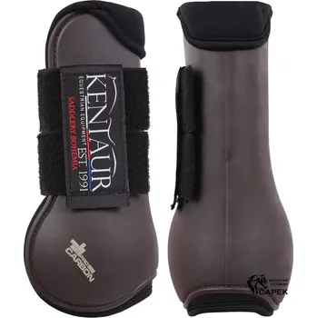 Koňské kamaše Šlachovky Kentaur -PRO CARBON JUMP- - Hnědá - vel. 3 (~full)