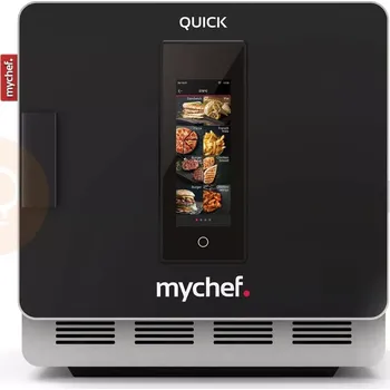 Pec na pizzu Konvektomat, horkovzdušná, dotykový ovládací panel, 3,6 kW, 230 V, černý, 397x598x410 mm | RESTO QUALITY, QUICK 1T BLACK