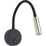 Nástěnné svítidlo TK 10039 LAGOS s vypínačem černá,zlatá