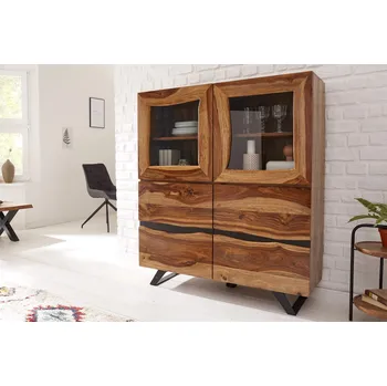 Organizace kuchyně Masivní vysoká skříňka Amaze X 140cm palisandr