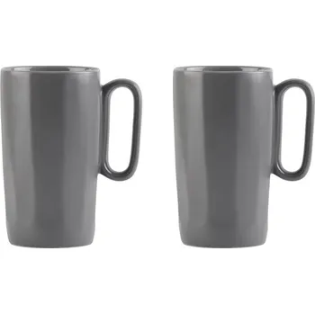 Vialli Design Hrnek keramický, 330 ml, 2 ks, šedý_FUORI 30077