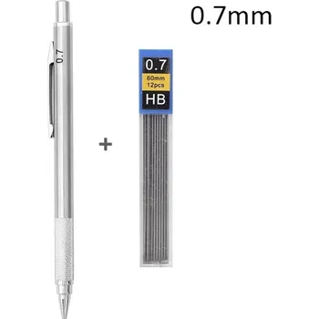 Grafitová tužka Mechanická tužka z nerezové oceli pro umělce a studenty - 0.7mm Set A