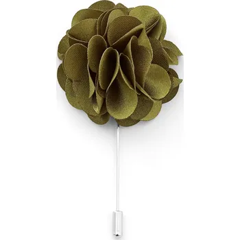 Brož Luxusní jehlice do klopy Olivová květina - Warren Asher