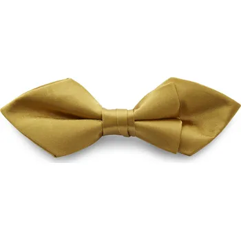 Motýlek Lesklý zlatý špičatý motýlek Basic - Trendhim