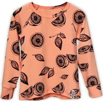 Dívčí oblečení Crawler Organická bavlna tričko dlouhý rukáv dětské Citrony Velikost: 92-98/104