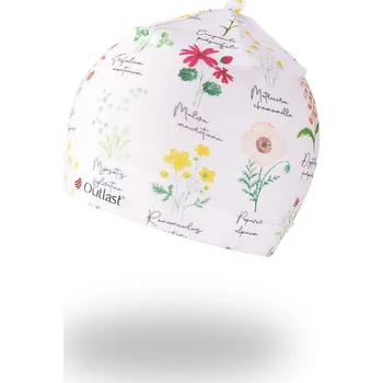 Módní doplněk Little Angel Čepice tenká TISK Outlast® - herbář Velikost: 2 | 39-41 cm