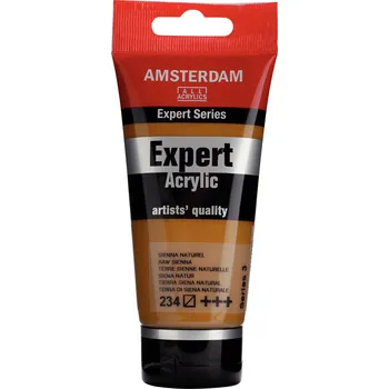Vodová barva Akrylová barva Amsterdam Expert - 234 Raw Sienna Objem: 75 ml