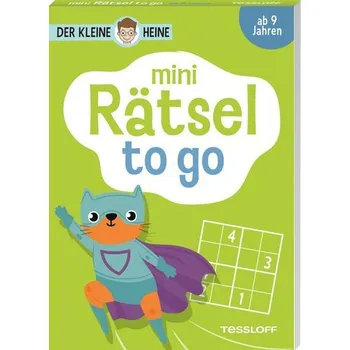 První čtění Der kleine Heine. Mini Rätsel to go. Ab 9 Jahren - Heine, Stefan