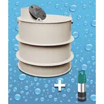 NAŠE JÍMKY Nádrž 2v1 - 5 m³ kruhová samonosná