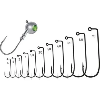 Rybářský háček Kamatsu - Jigové hlavičky 3D Holo Eye vel. 6/4g 3ks