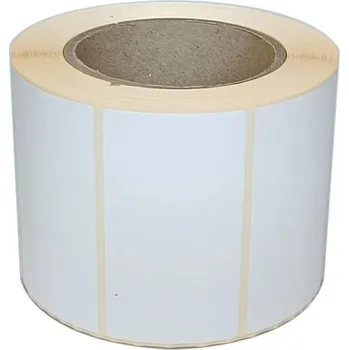 Samolepící etiketa Etikety 90x50mm, vellum, bílá, D76, 1050 ks na roli