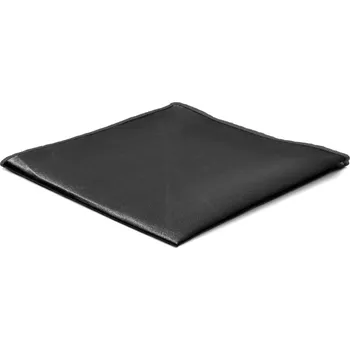 Látkový kapesník Lesklý černý kapesníček do saka Basic - Trendhim