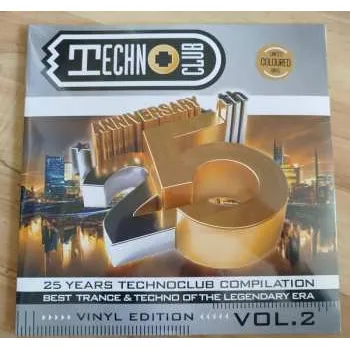 Zahraniční hudba 2LP Various: 25 Years Technoclub Compilation VoL. 2 (Best Trance & Techno Of The Legendary Era) CLR | LTD 2024 Coloured Gold & Black Divided Vinyl Limited Edition