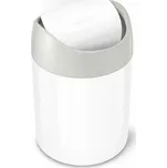 Odpadkový koš na stůl Mini 1,5 l, bílá