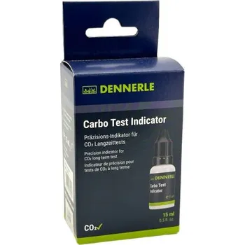 Test akvarijní vody Dennerle Carbo CO2 test indicator kapalina 15 ml