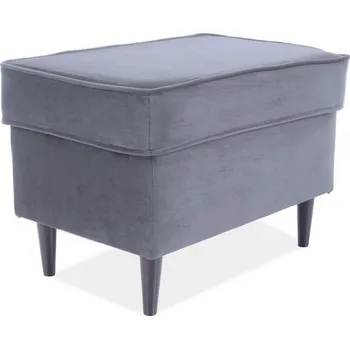 Taburet Taburet Ron Velvet, šedá