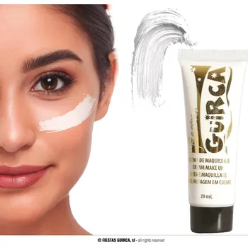 Karnevalový doplněk Fiestas Guirca Líčidlo v tubě bílé