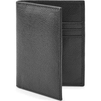 Peněženka Luigi černé kožené pouzdro na karty / peněženka s blokací RFID - Lucleon