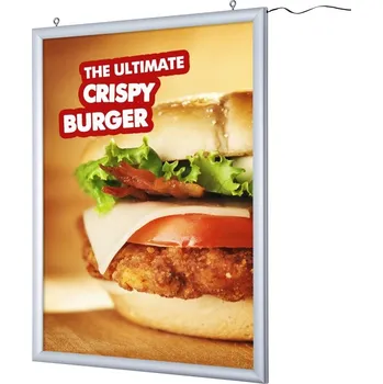 Světelný LED klaprám A1, oboustranný, hliník