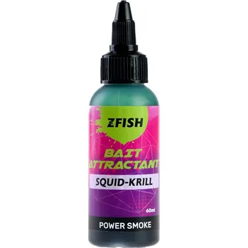 Návnadové aroma ZFISH - Dip bait attractant SQUID/KRILL Power Smoke 60ml