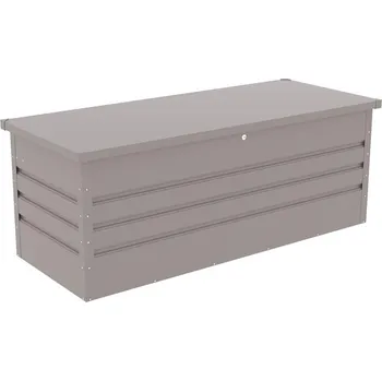 Zahradní úložný box Zahradní box G21 Denver 560 L, šedý plechový